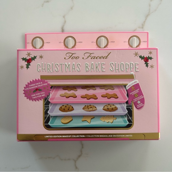 Too Faced 3 Piece Christmas Bake Shoppe Eyeshadow Palette Gift Set with Masacra - Picture 7 of 13